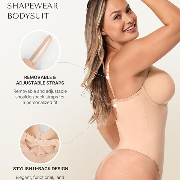 SHAPELLX Shapewear Bodysuit - Picture 4 of 9